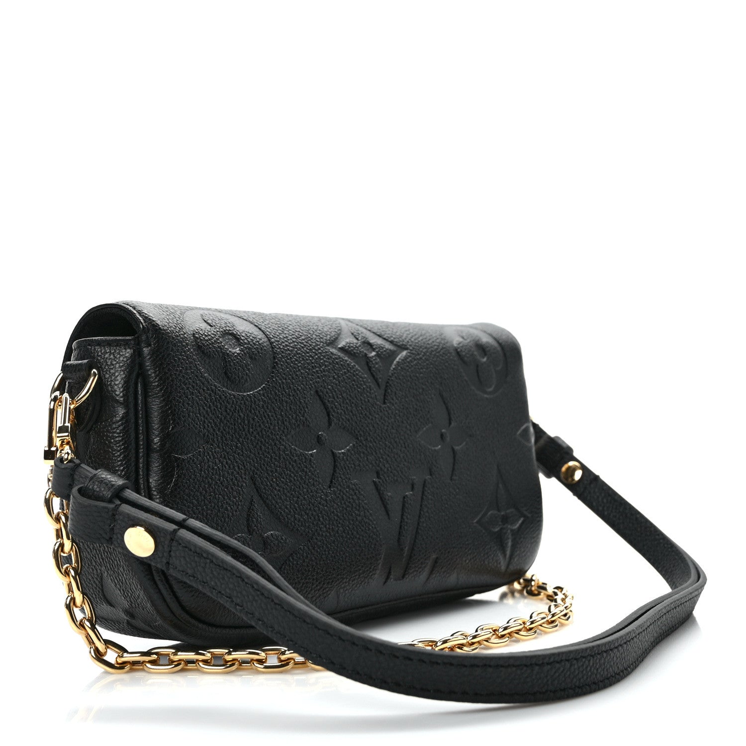 Louis Vuitton Empreinte Monogram Giant Ivy Wallet On Chain Black 3 of 11