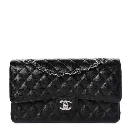 Chanel Caviar Quilted Medium Double Flap Black 1 of 8