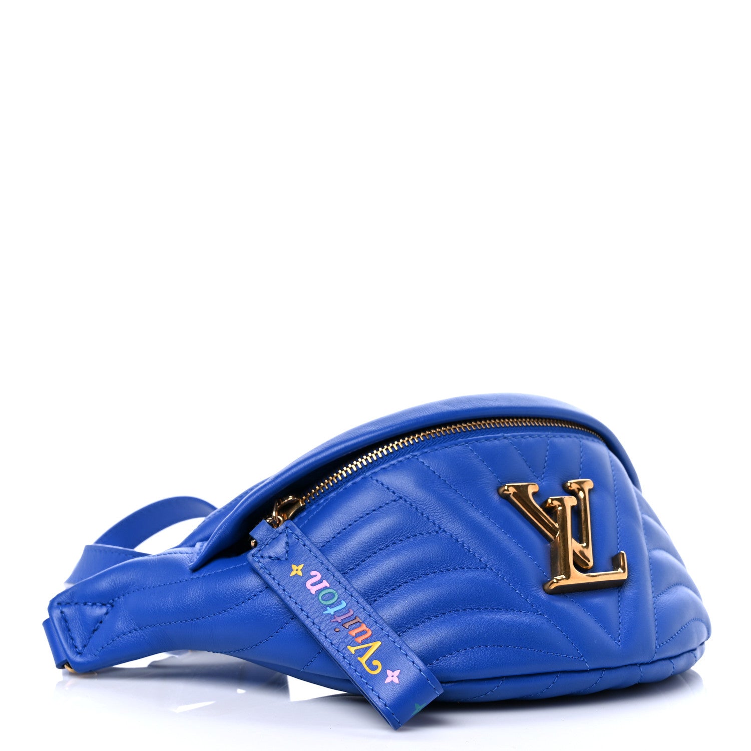 Louis Vuitton Calfskin New Wave Bumbag Blue Neon 4 of 6