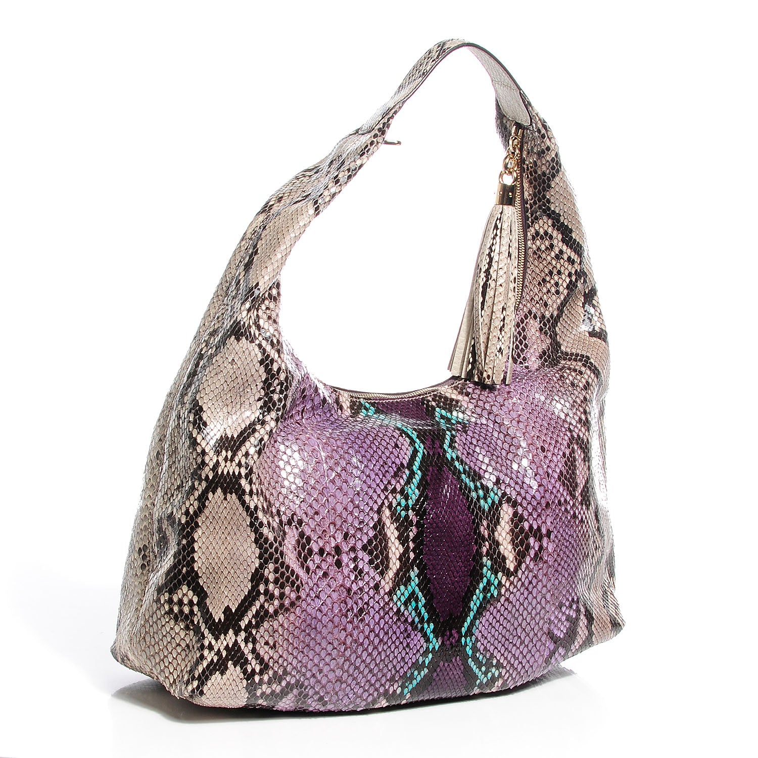 Gucci Python Large Soho Hobo Grape Multicolor 3 of 7