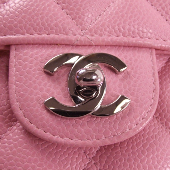 Chanel Caviar Jumbo Classic Flap Pink 12 of 12