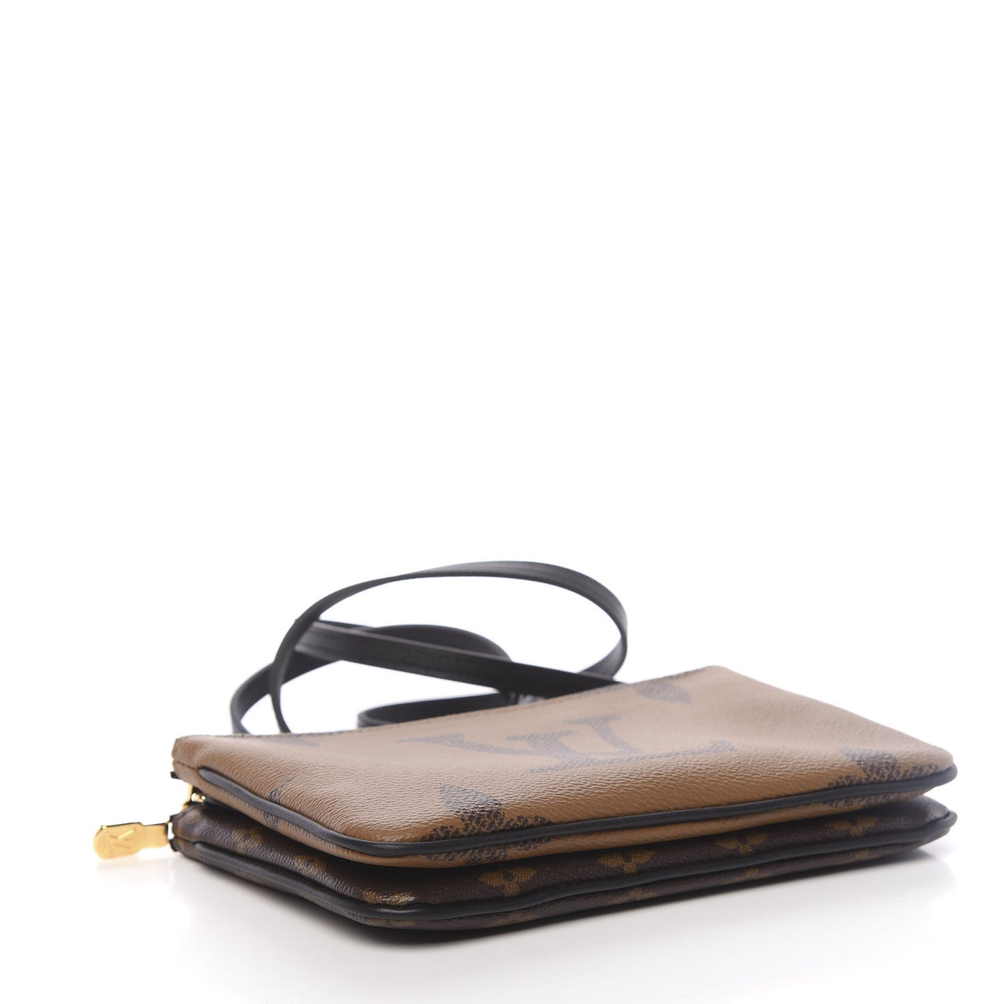 Reverse Monogram Giant Double Zip Pochette