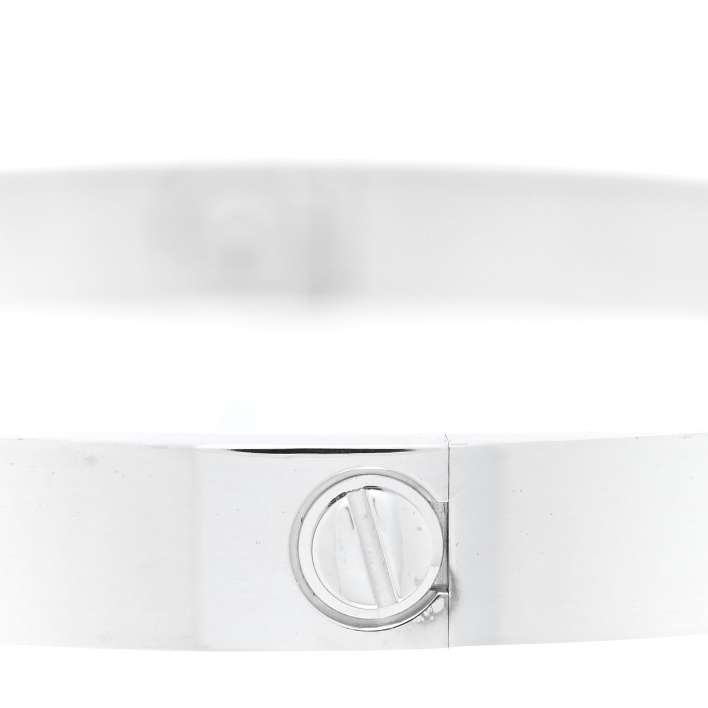 18K White Gold 4 Diamond Love Bracelet 19