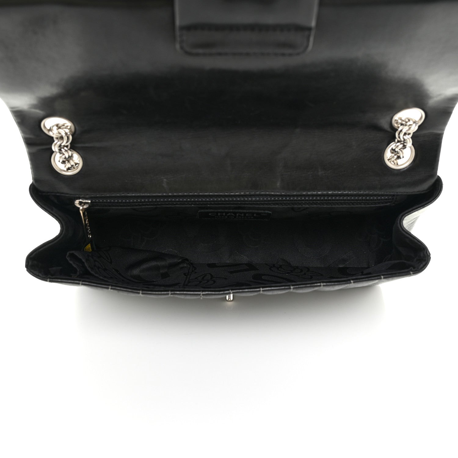 Chanel Lambskin Vertical Quilted Medium Single Flap Black 5 of 23