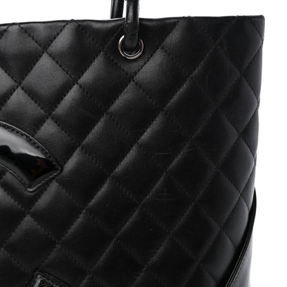 Chanel Calfskin Quilted Medium Cambon Tote Black 11 of 14