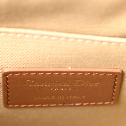 Christian Dior Wicker Calfskin Medium Bobby Flap Golden Saddle 5 of 9