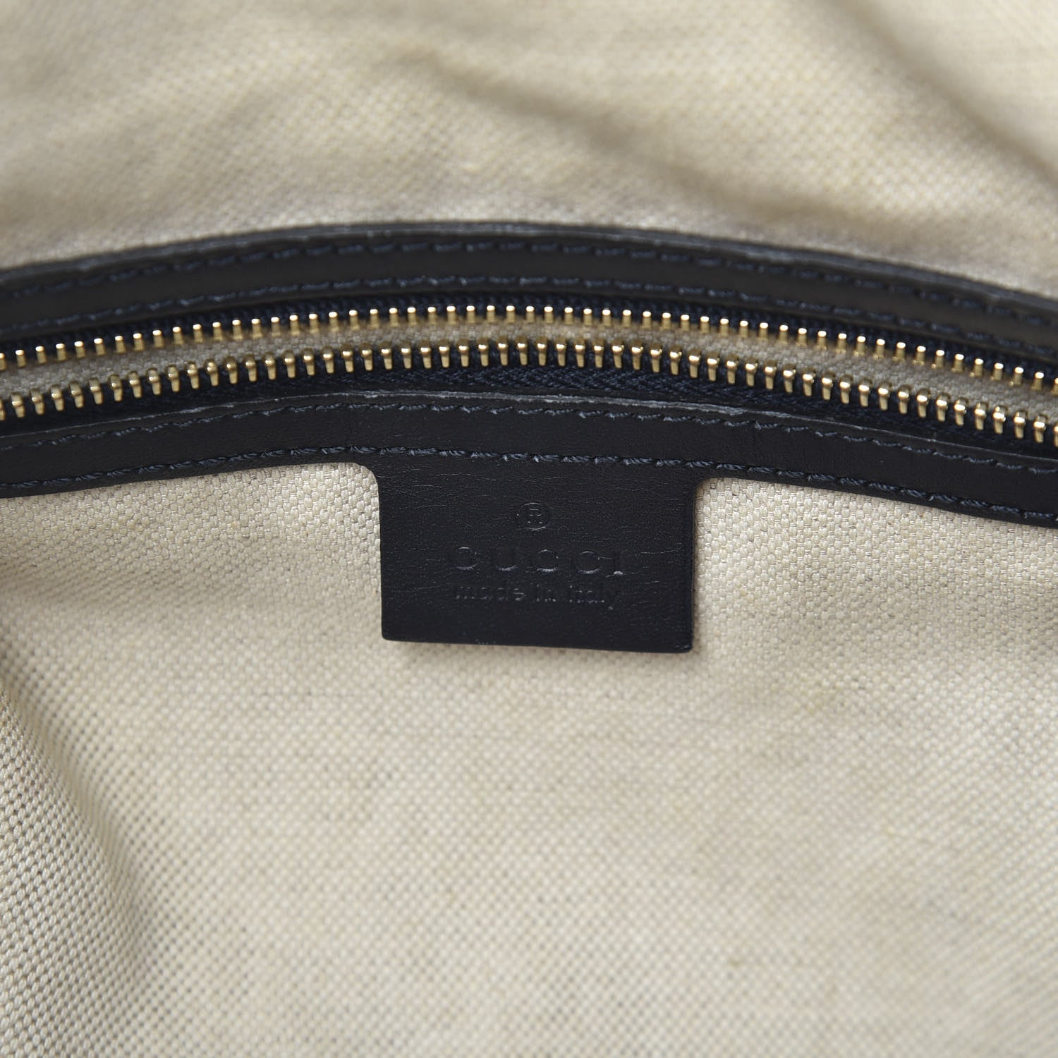 Gucci Monogram Selleria Calfskin Vintage Web Medium Boston Beige Blue 7 of 12