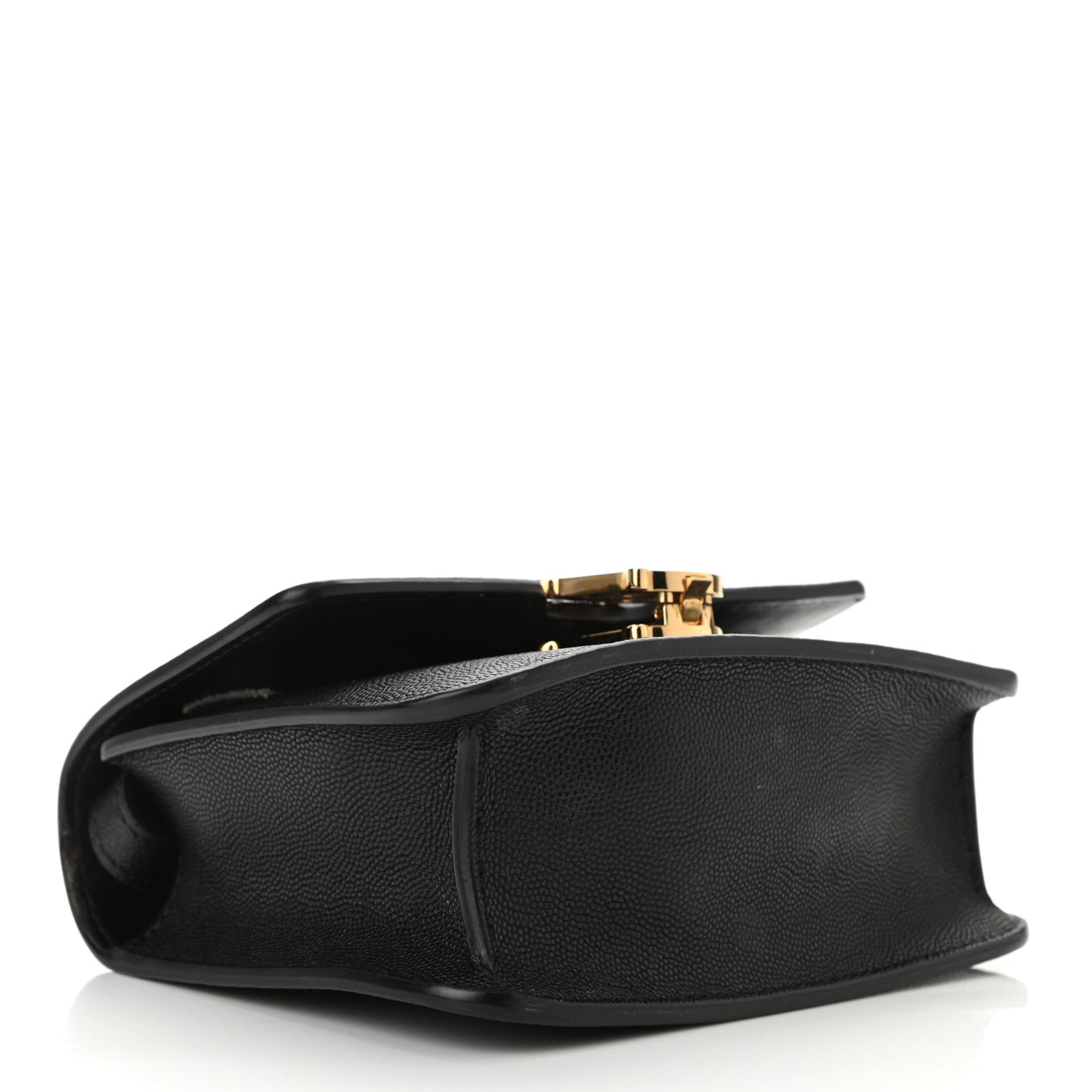 Grained Calfskin Mini TB Bag Black