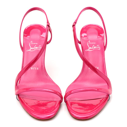Christian Louboutin Patent Perle Rosa Z 80 Sandals 39 39 Pinup 3 of 11