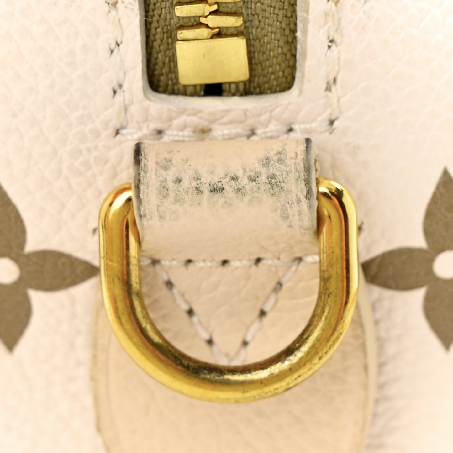 Empreinte Monogram Spring in the City Speedy Bandouliere 20 Kaki Beige Cream