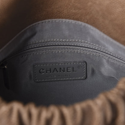 Chanel Caviar Quilted Medium Elastic Flap Brown 6 of 10