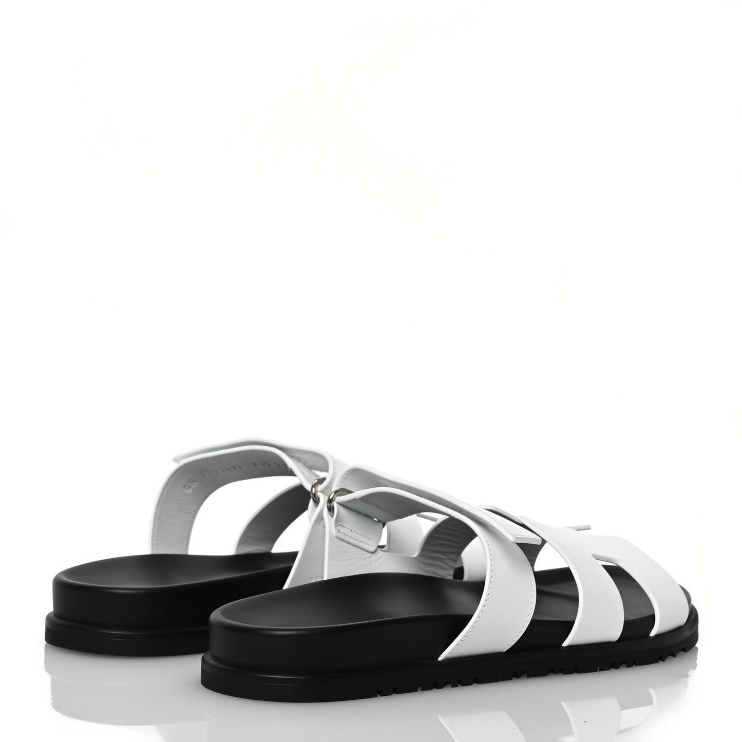 Calfskin Womens Chypre Sandals 41.5 White