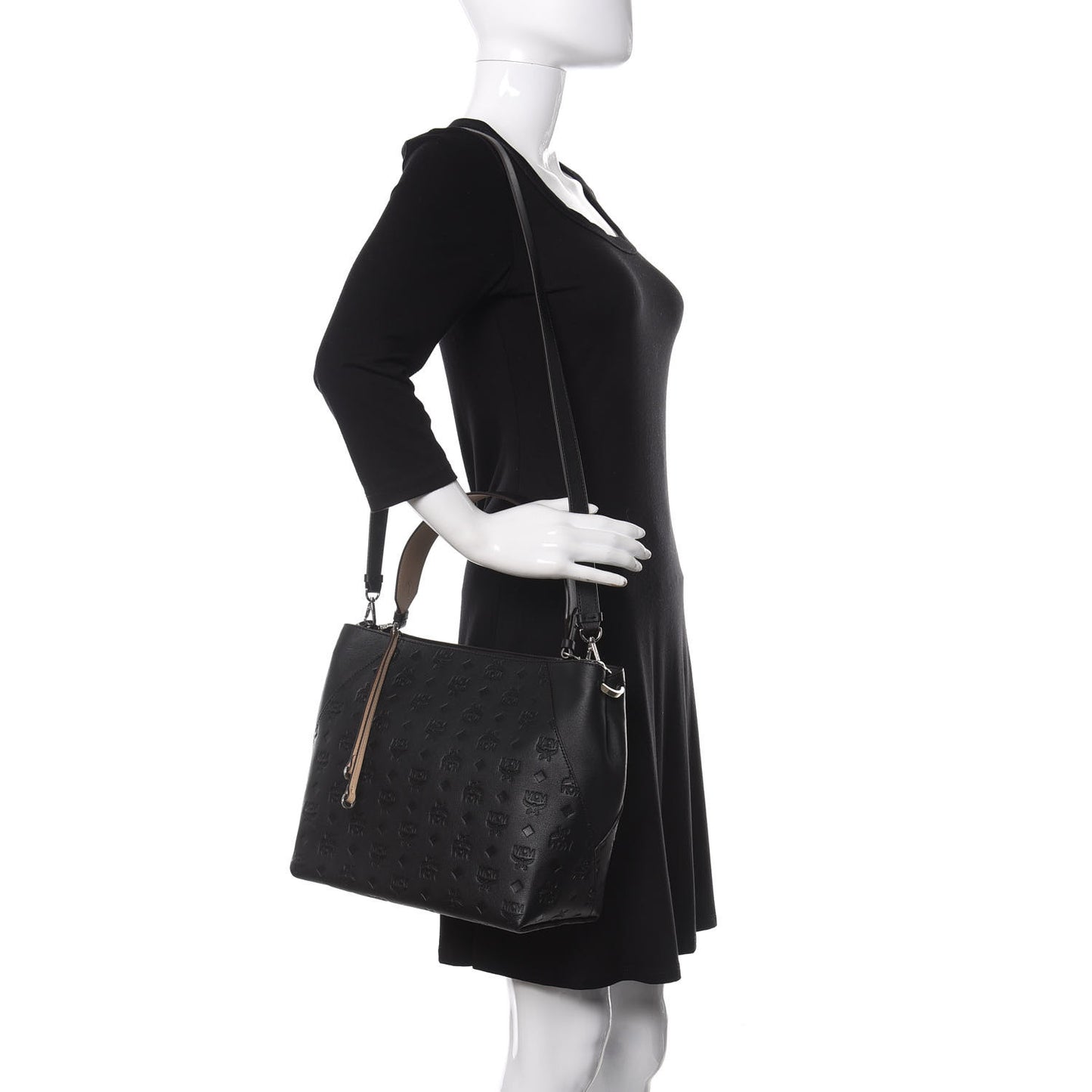 Calfskin Ottomar Medium Klara Hobo Black