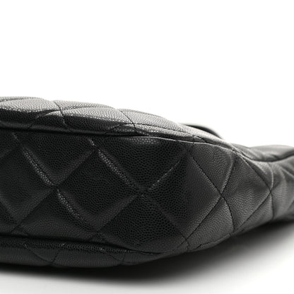 Chanel Caviar Quilted Twist Your Buttons Hobo Black 8 of 8