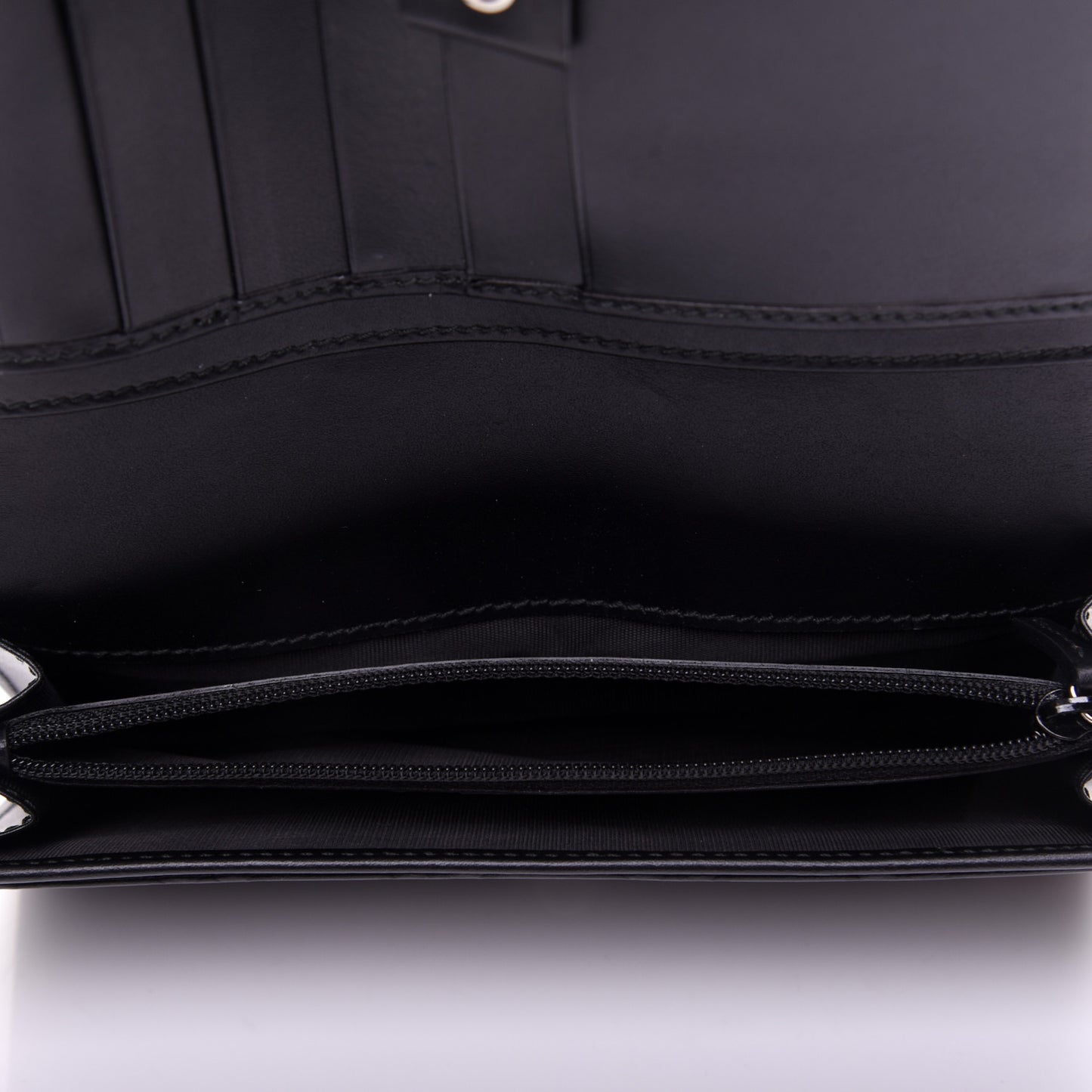 Guccissima Signature Web New Web Continental Wallet Black