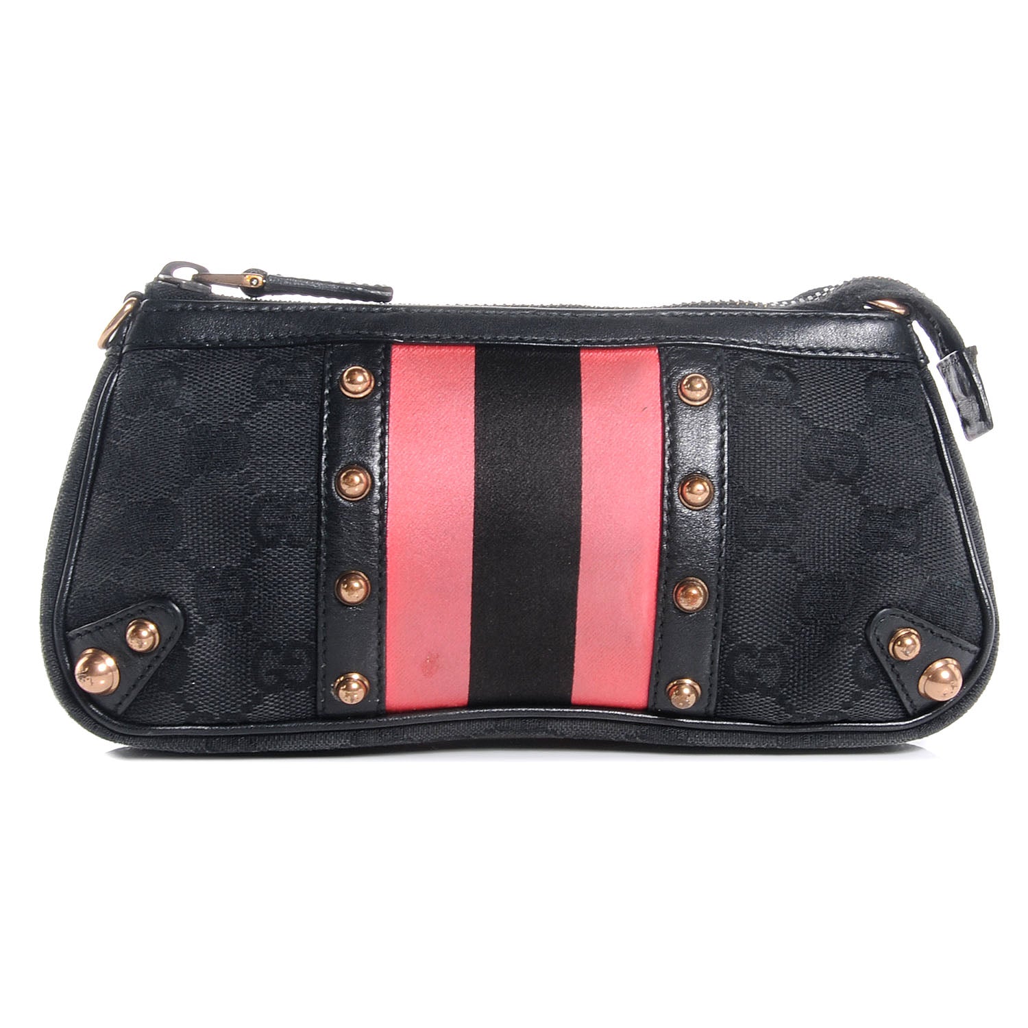 Gucci Monogram Web Clutch Black 1 of 7