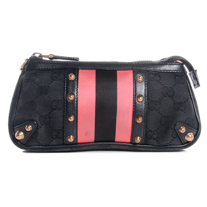 Gucci Monogram Web Clutch Black 1 of 7
