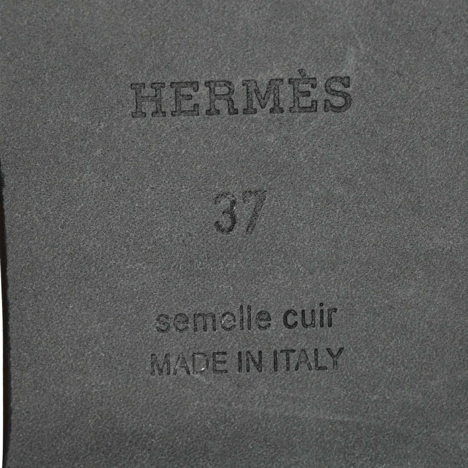 Hermes Toile H Oran Fringe Sandals 37 Prunoir 8 of 9