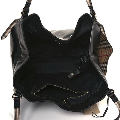 Burberry Calfskin Small Canterbury Tote Black 5 of 13