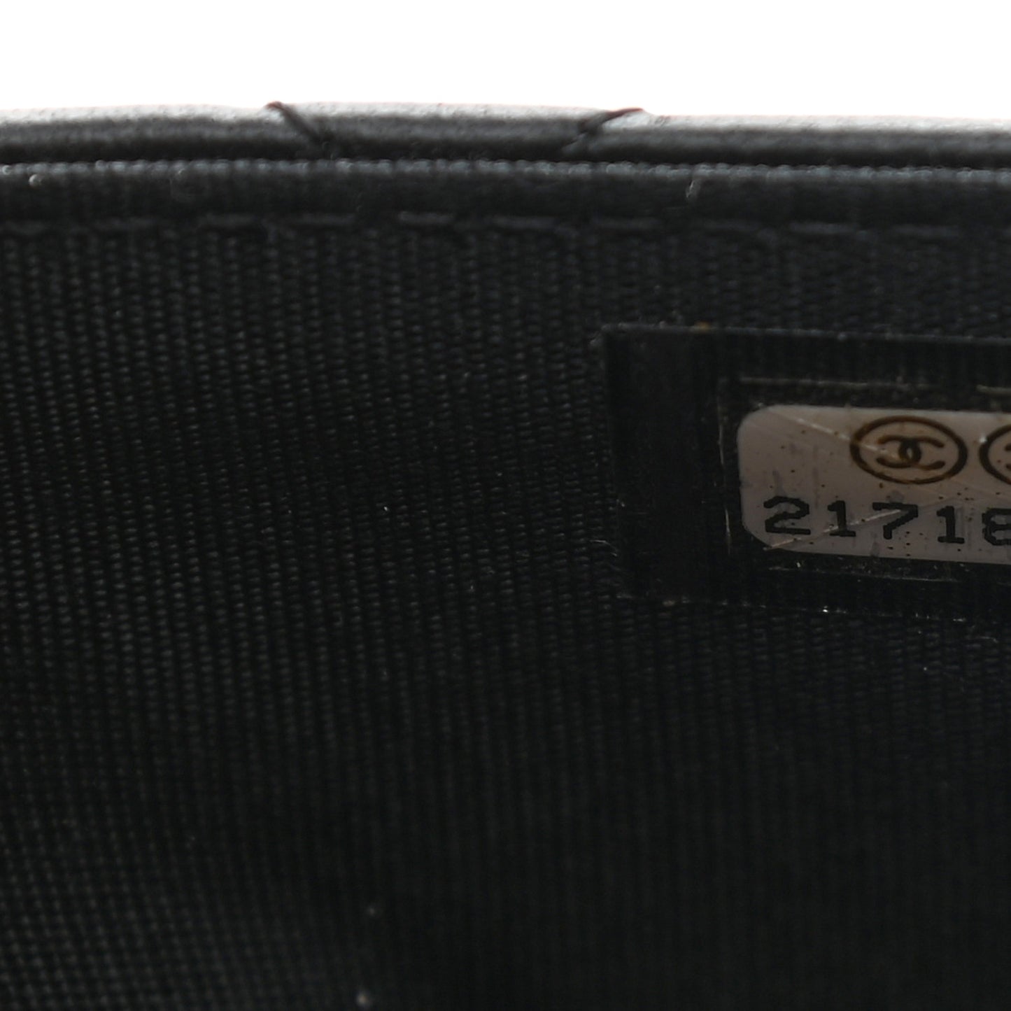 Lambskin Quilted Boy Wallet On Chain WOC Black