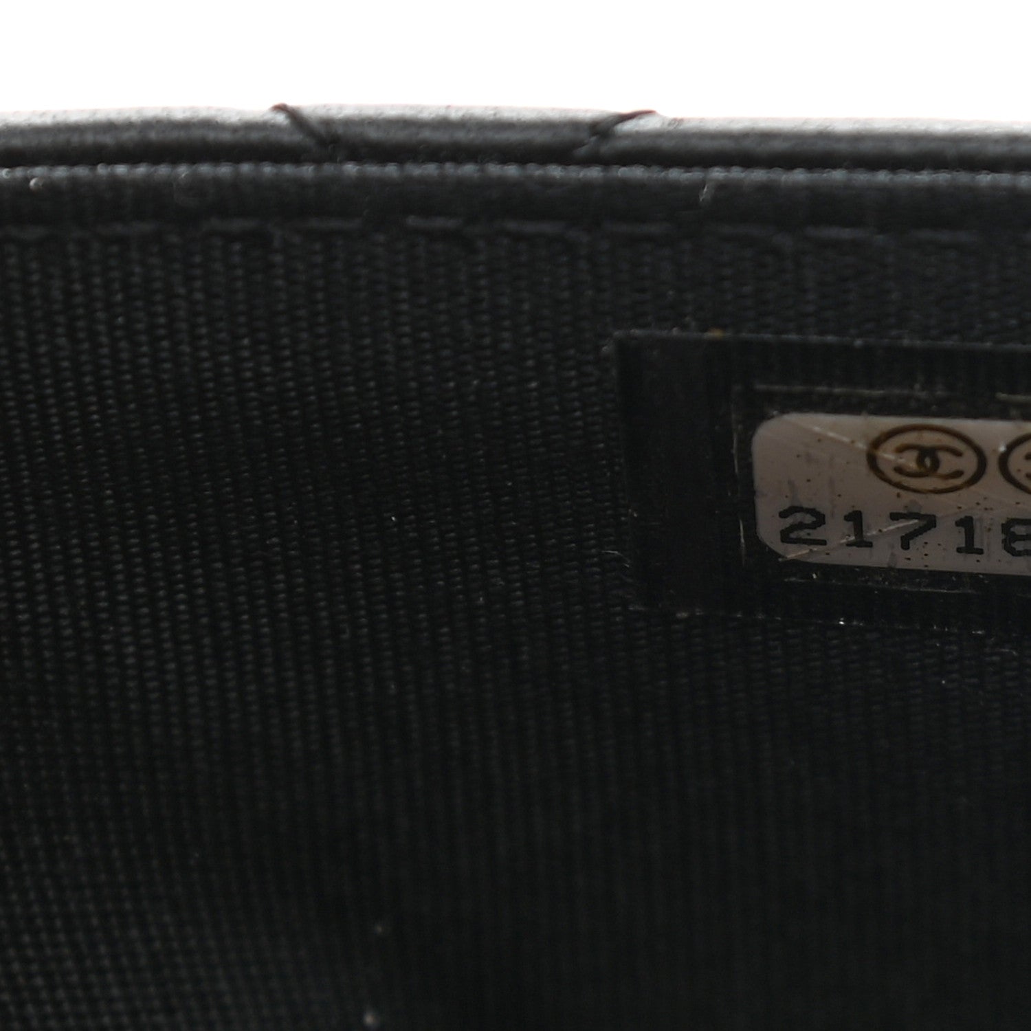 Chanel Lambskin Quilted Boy Wallet On Chain WOC Black 8 of 11