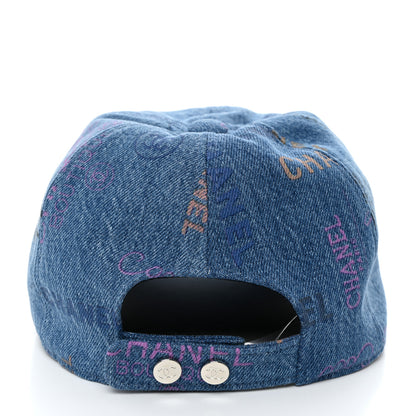 Chanel Denim Mood Cap Hat Blue 6 of 9