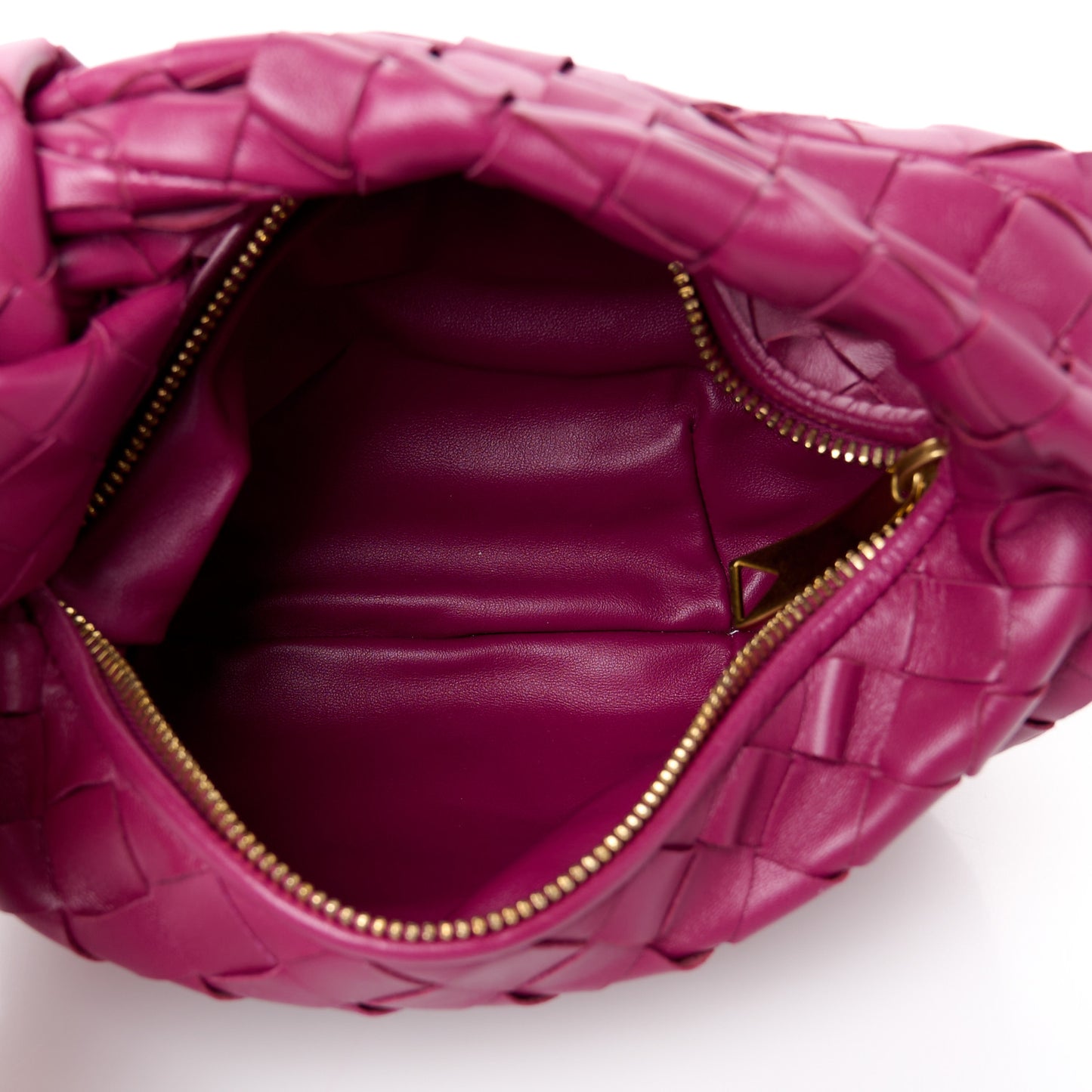 Nappa Intrecciato Mini Jodie Cinnabar
