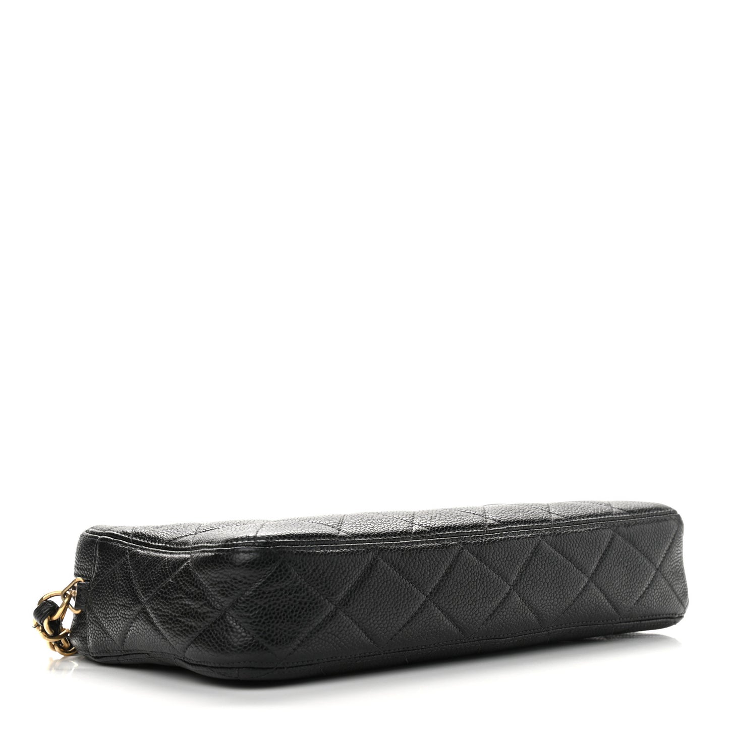 Caviar Quilted CC Camera Shoulder Bag Black