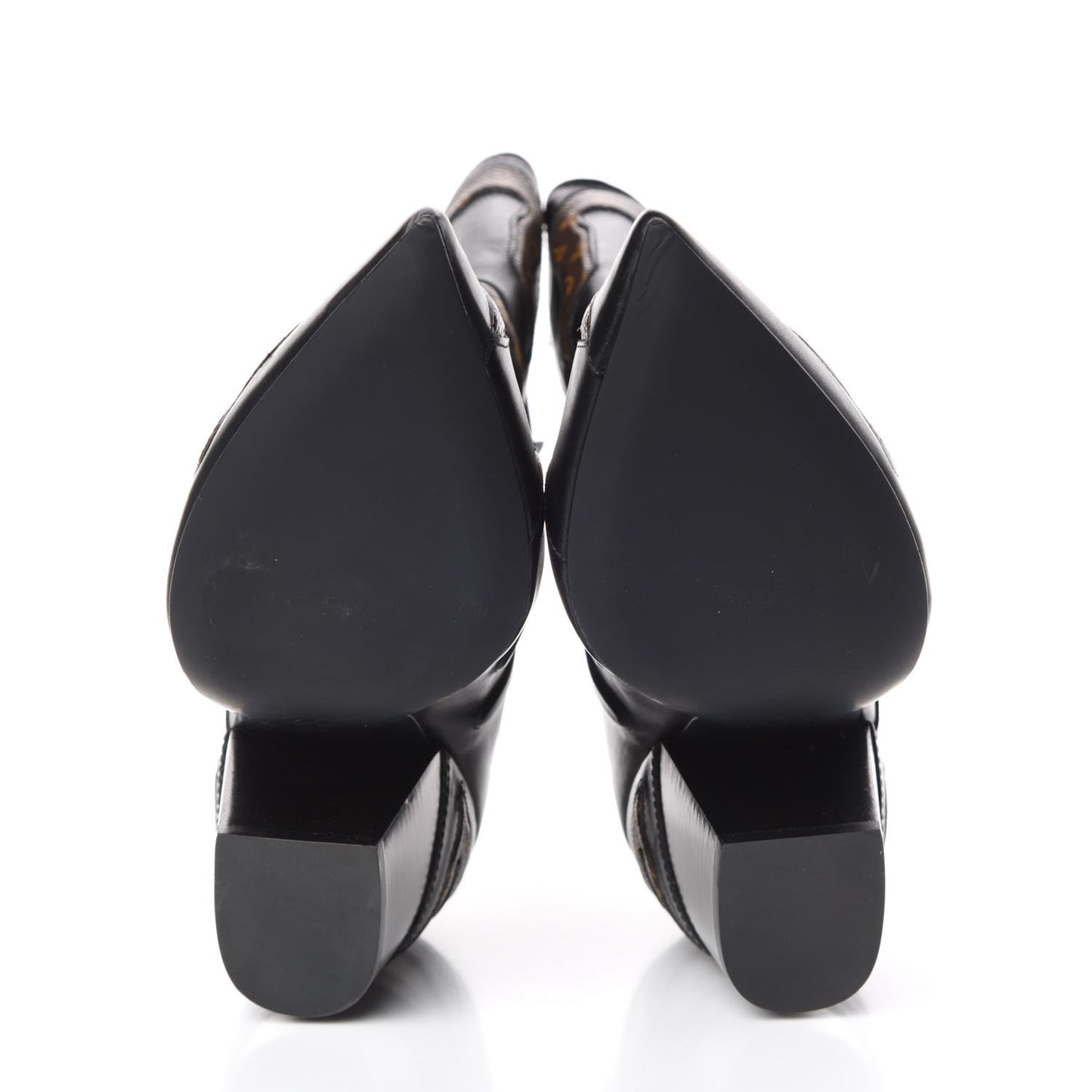 Calfskin Monogram Fireball Ankle Boots 39 Black