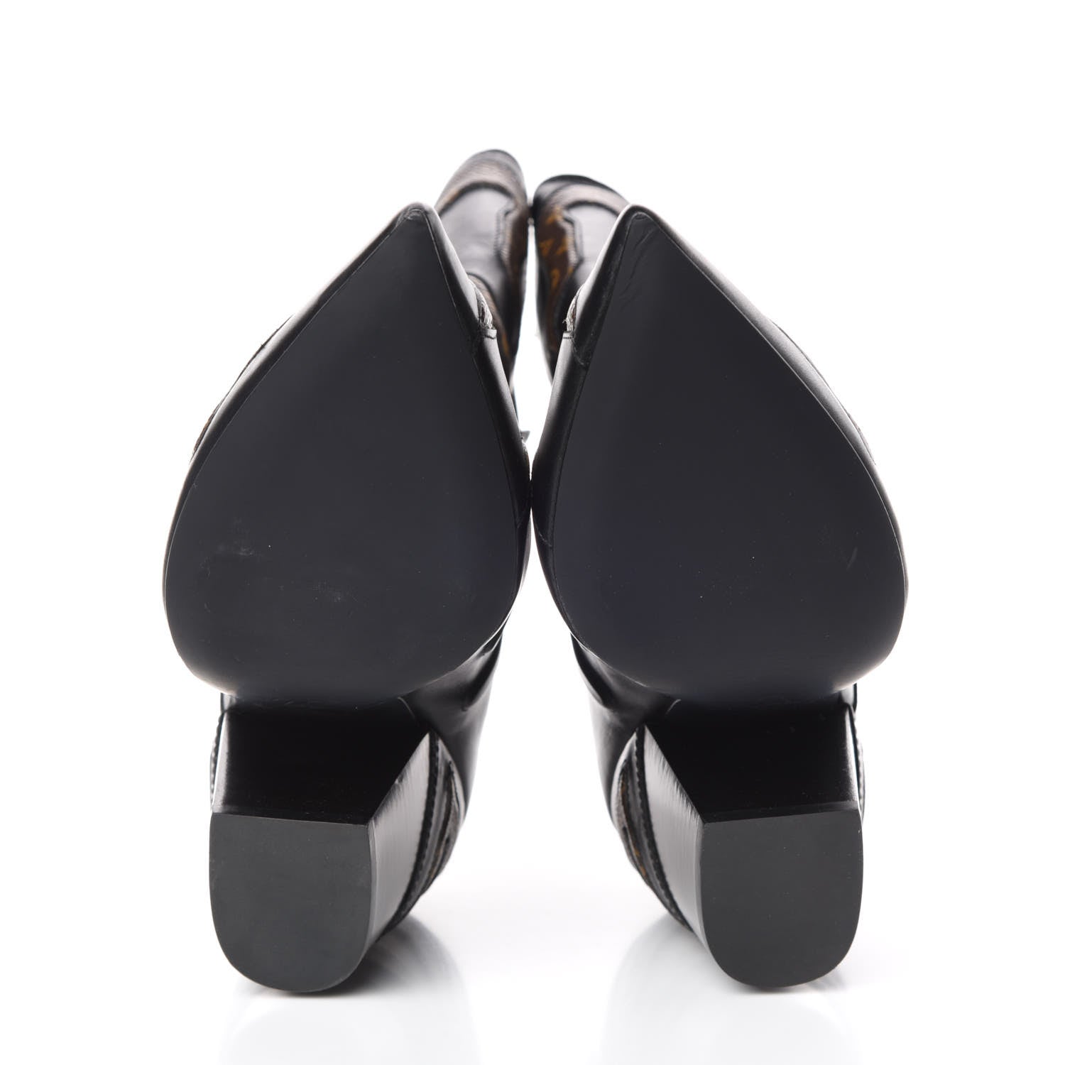 Louis Vuitton Calfskin Monogram Fireball Ankle Boots 39 Black 5 of 10