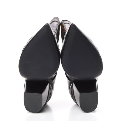 Louis Vuitton Calfskin Monogram Fireball Ankle Boots 39 Black 5 of 10