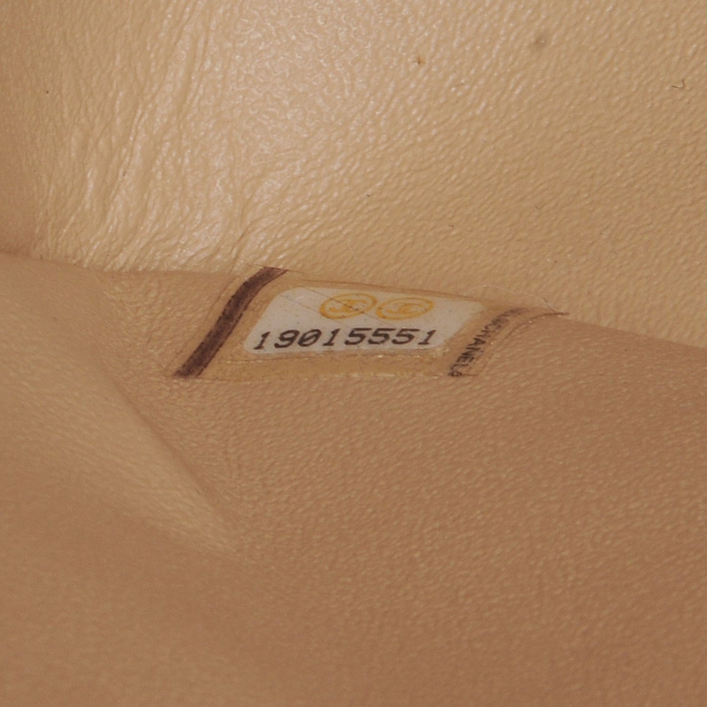 Caviar Jumbo Double Flap Beige Clair