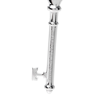 Tiffany 18K White Gold Diamond Atlas Key Pendant 3 of 3