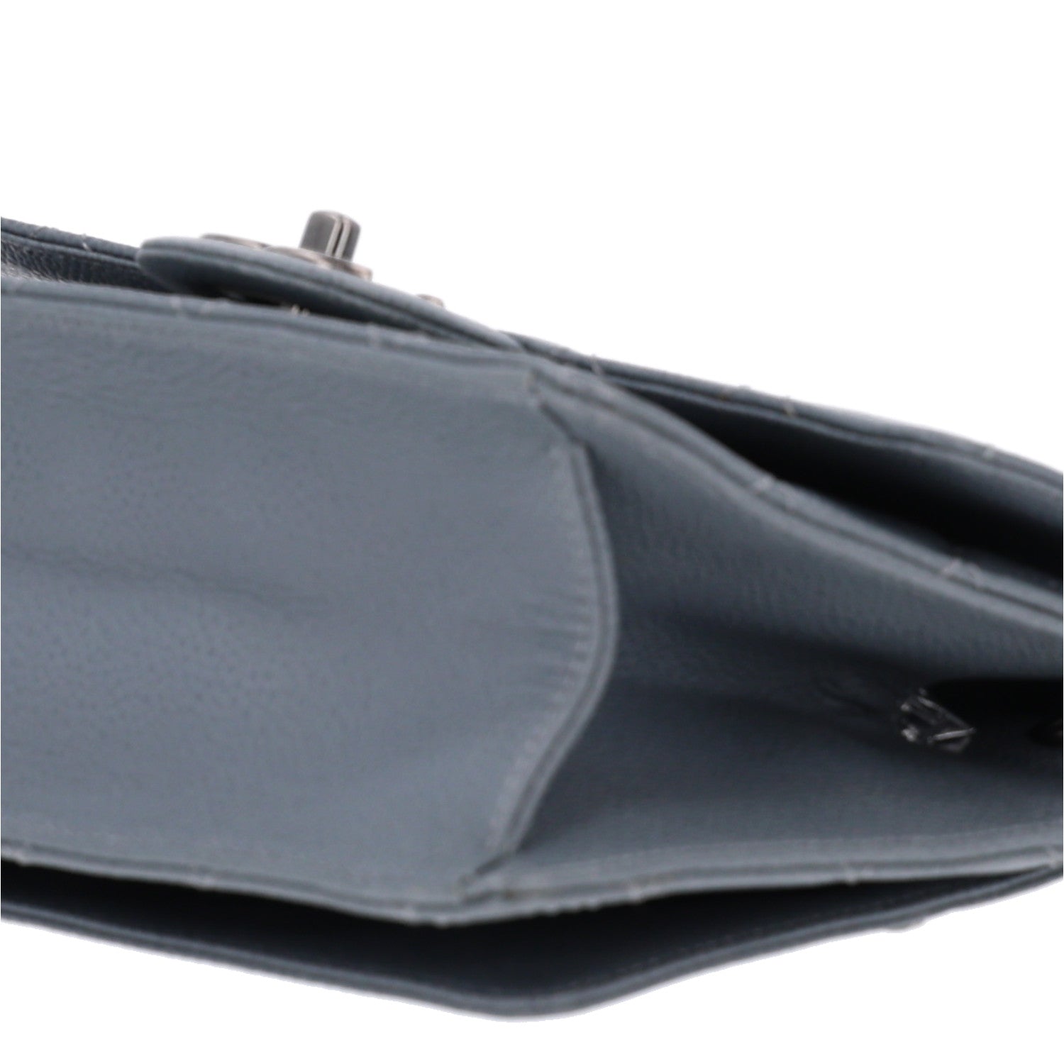 Chanel Caviar Quilted Small Retro Class Flap Grey 10 of 10