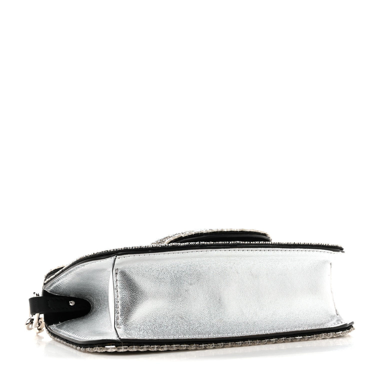 Valentino Garavani Swarovski Crystal Embroidered Vlogo Small Loco