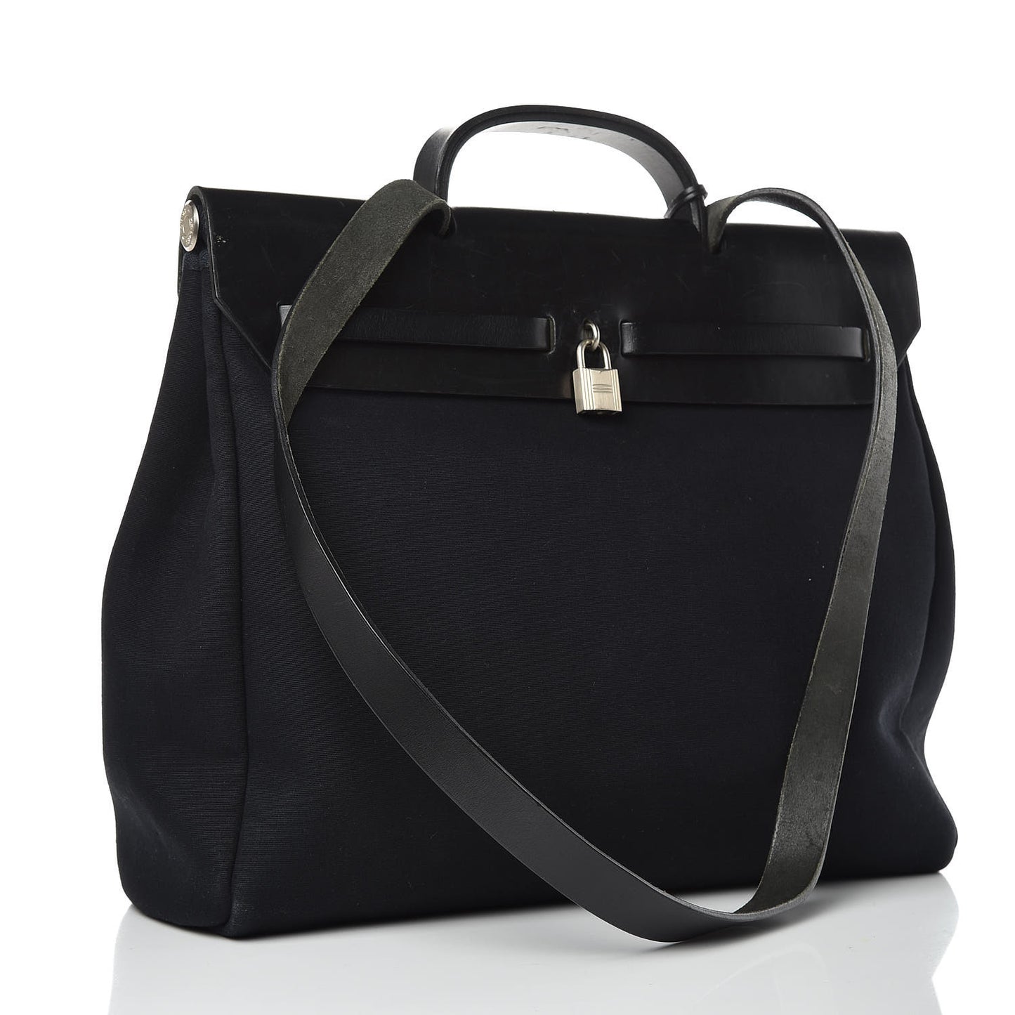 Toile Vache Calfskin Herbag 39 MM Black