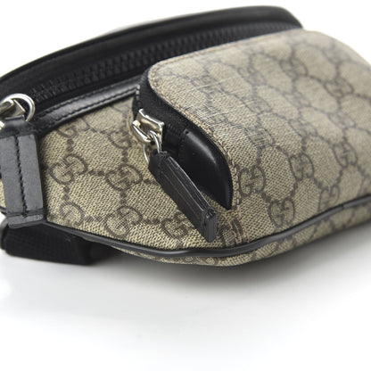 Gucci GG Supreme Monogram Belt Bag Black 6 of 10