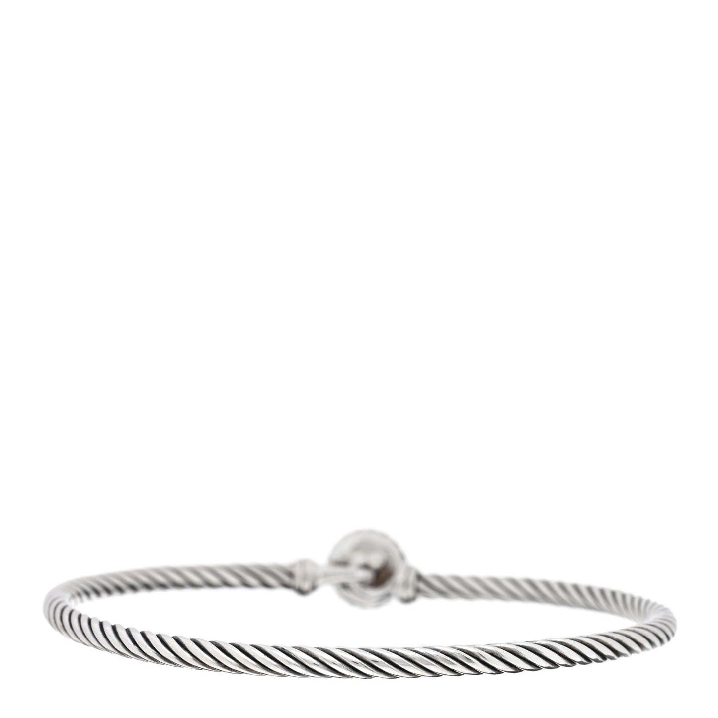 Sterling Silver Diamond 3mm Chatelaine Bracelet