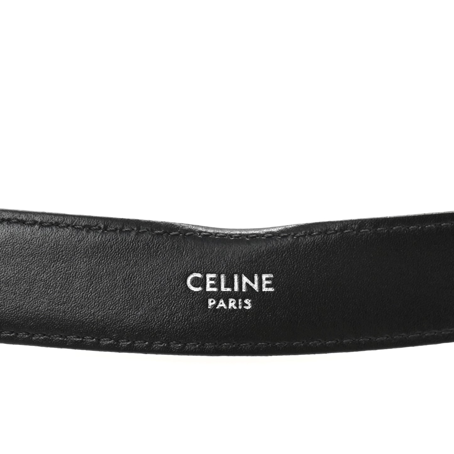 Taurillon Calfskin Medium 25mm Triomphe Belt 90 36 Black