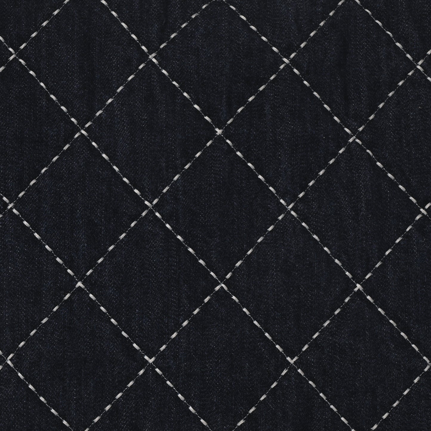 Denim Quilted Large Express Bowling Bag Blue