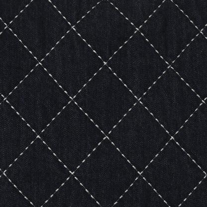 Chanel Denim Quilted Large Express Bowling Bag Blue 8 of 10