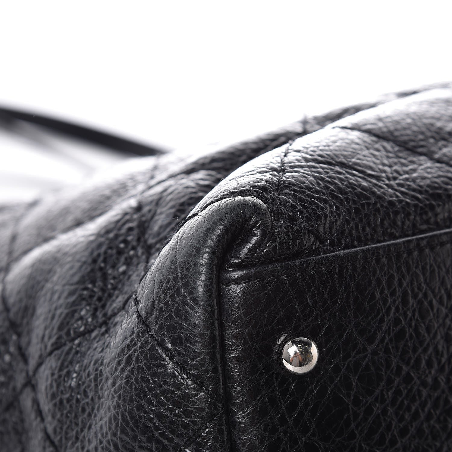 Chanel Glazed Calfskin Large On The Road Tote Black 10 of 15