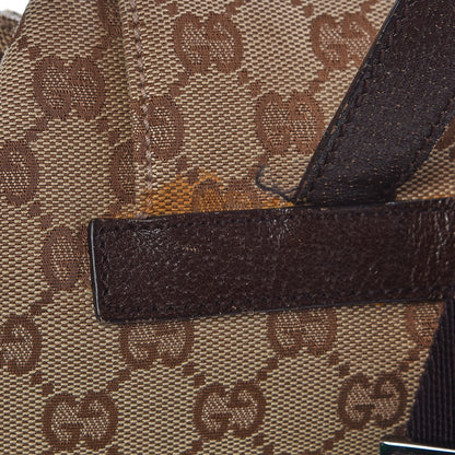 Gucci Monogram Backpack Dark Brown 8 of 9