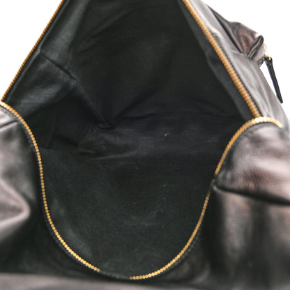 Salvatore Ferragamo Calfskin Nevada Gancini Backpack Black 5 of 11