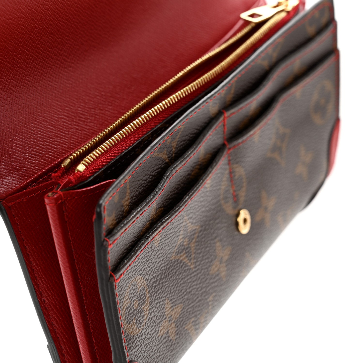 Louis Vuitton Monogram Sarah Retiro Wallet Cherry 9 of 11