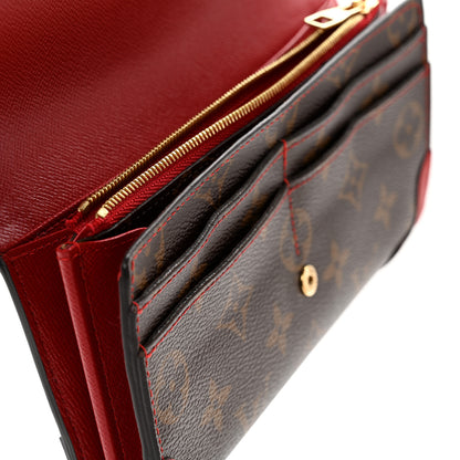 Louis Vuitton Monogram Sarah Retiro Wallet Cherry 9 of 11