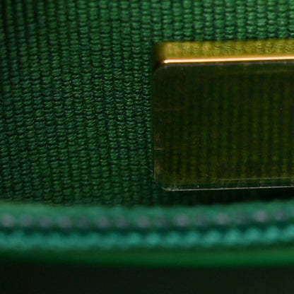 Chanel Shiny Aged Calfskin Quilted Nano Kelly Shopper Green 10 of 10