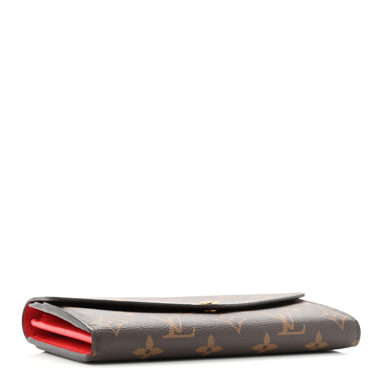 Monogram Sarah Wallet NM Coquelicot