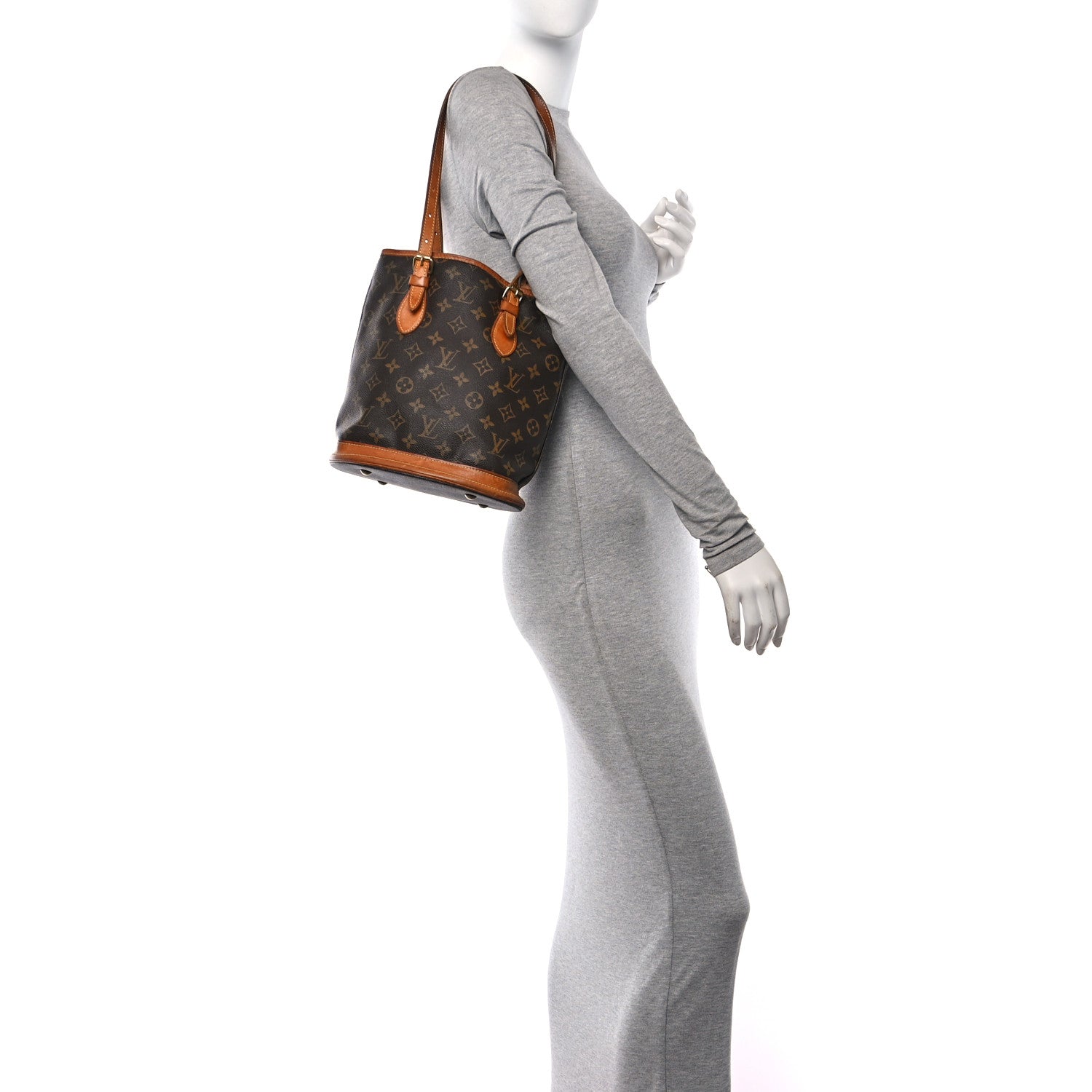 Louis Vuitton Monogram Petit Bucket 23 2 of 11