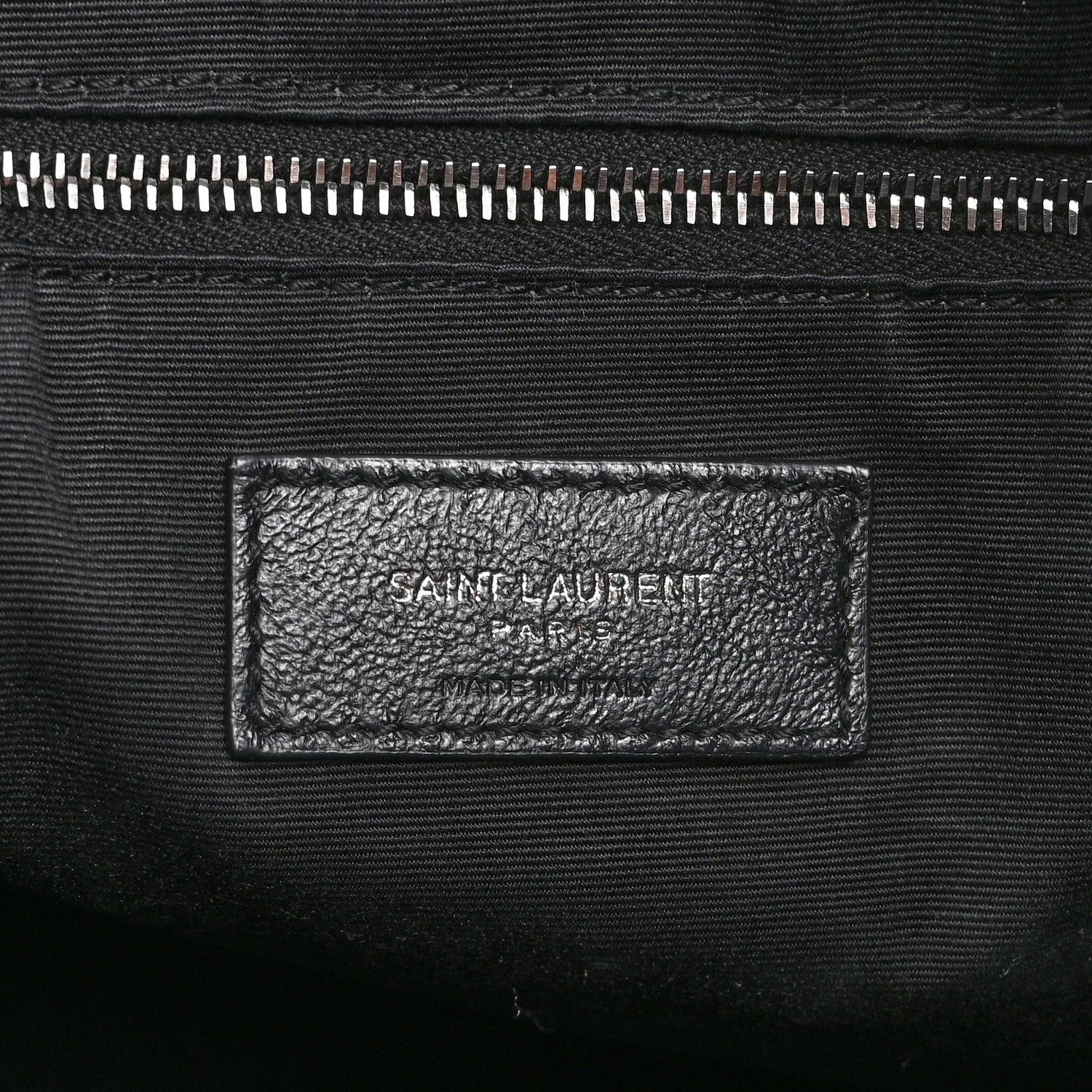 Saint Laurent Crinkled Calfskin Matelasse Monogram Large Niki Shopper Tote Black 6 of 11
